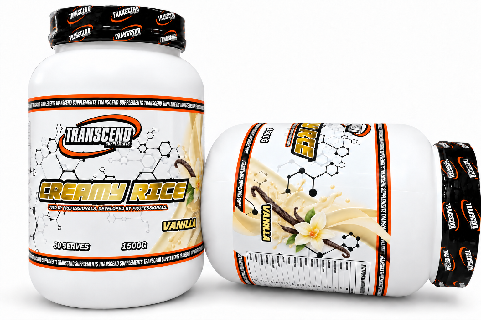 Transcend Supplements Creamy Rice Vanilla 1500g